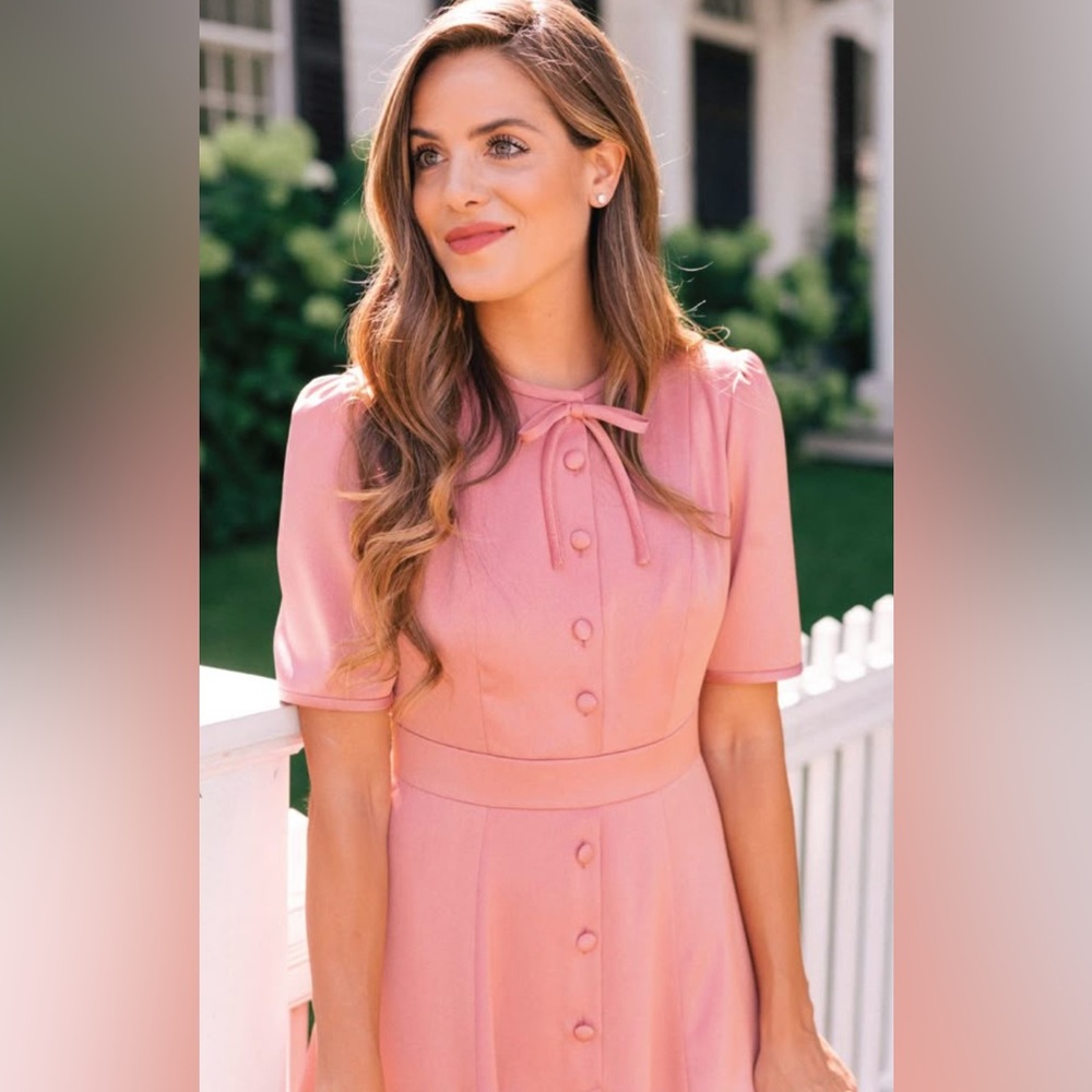 Natalie in Pink - Button-Down Dress